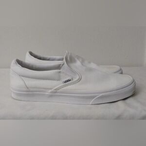 VANS SHOES WHITE SIZE MEN'S 9 / WOMEN'S 10.5